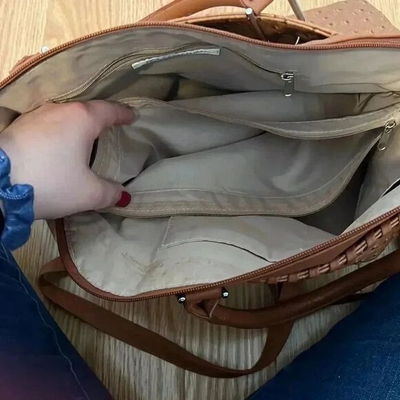 Brown Versona cross body option bag - Picture 5 of 7